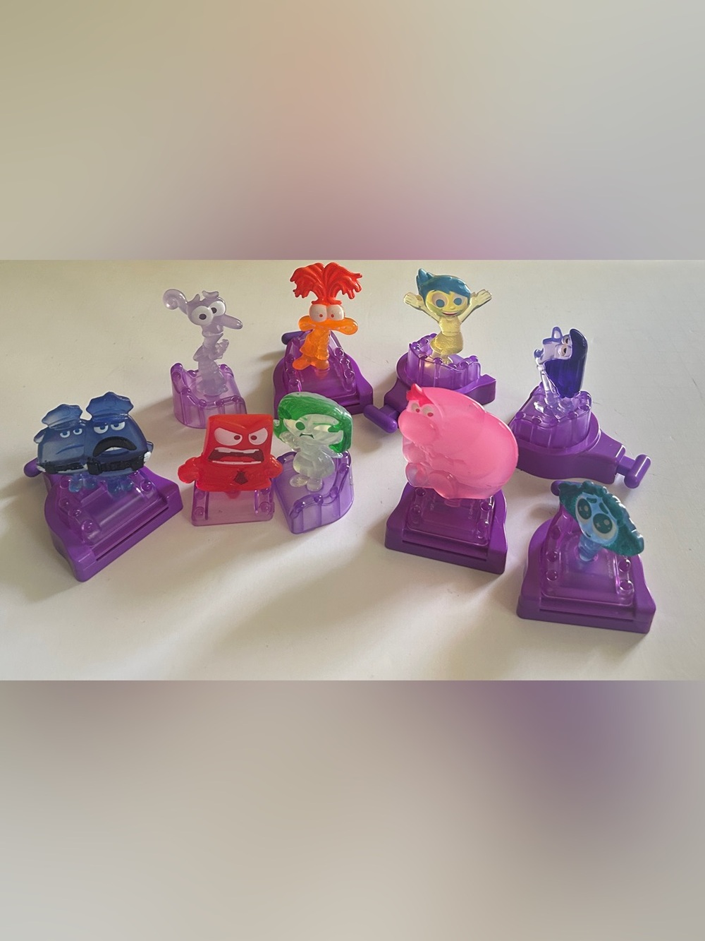 9 Inside Out 2 McDonald's Happy Meal Toys: Joy Anxiety Envy Anger Fear lot